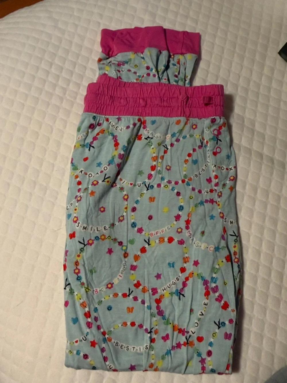 Little Sleepies FRIENDS FOREVER (T. Swift Inspired)-Womens MEDIUM PJ BOTTOM - Picture 3 of 6